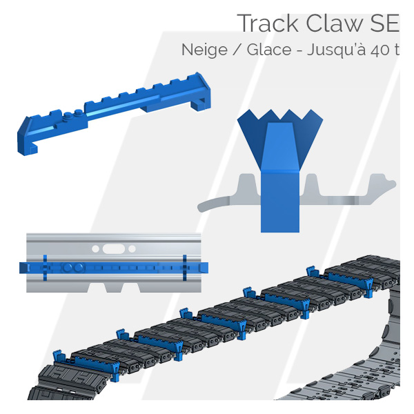 Crampons pour tuiles Track Claw SE Hettec - Neige et Glace