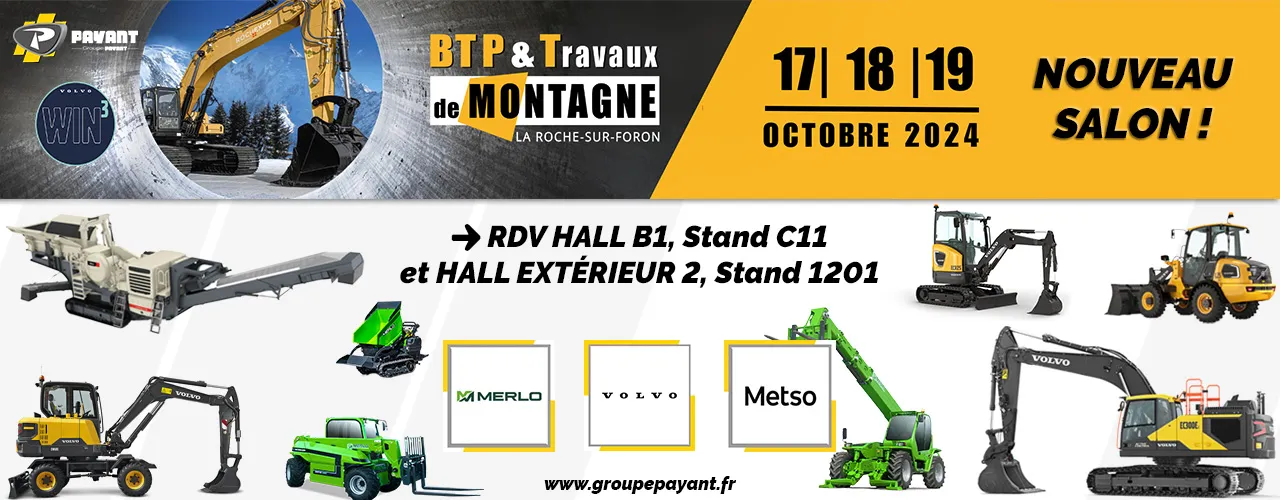 Salon BTP et Travaux de Montagne avec PAYANT