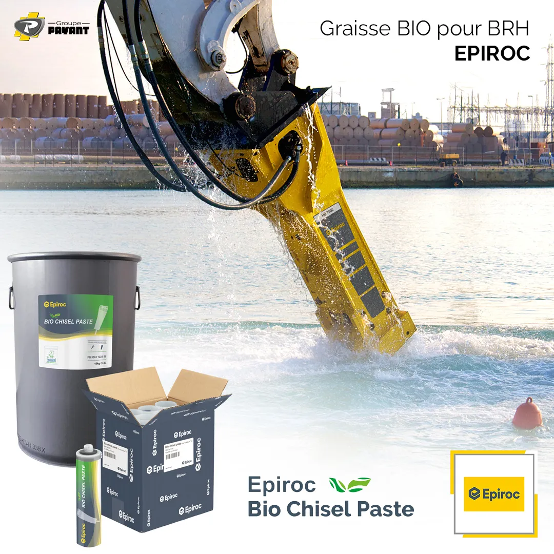 Graisse BIO pour BRH EPIROC